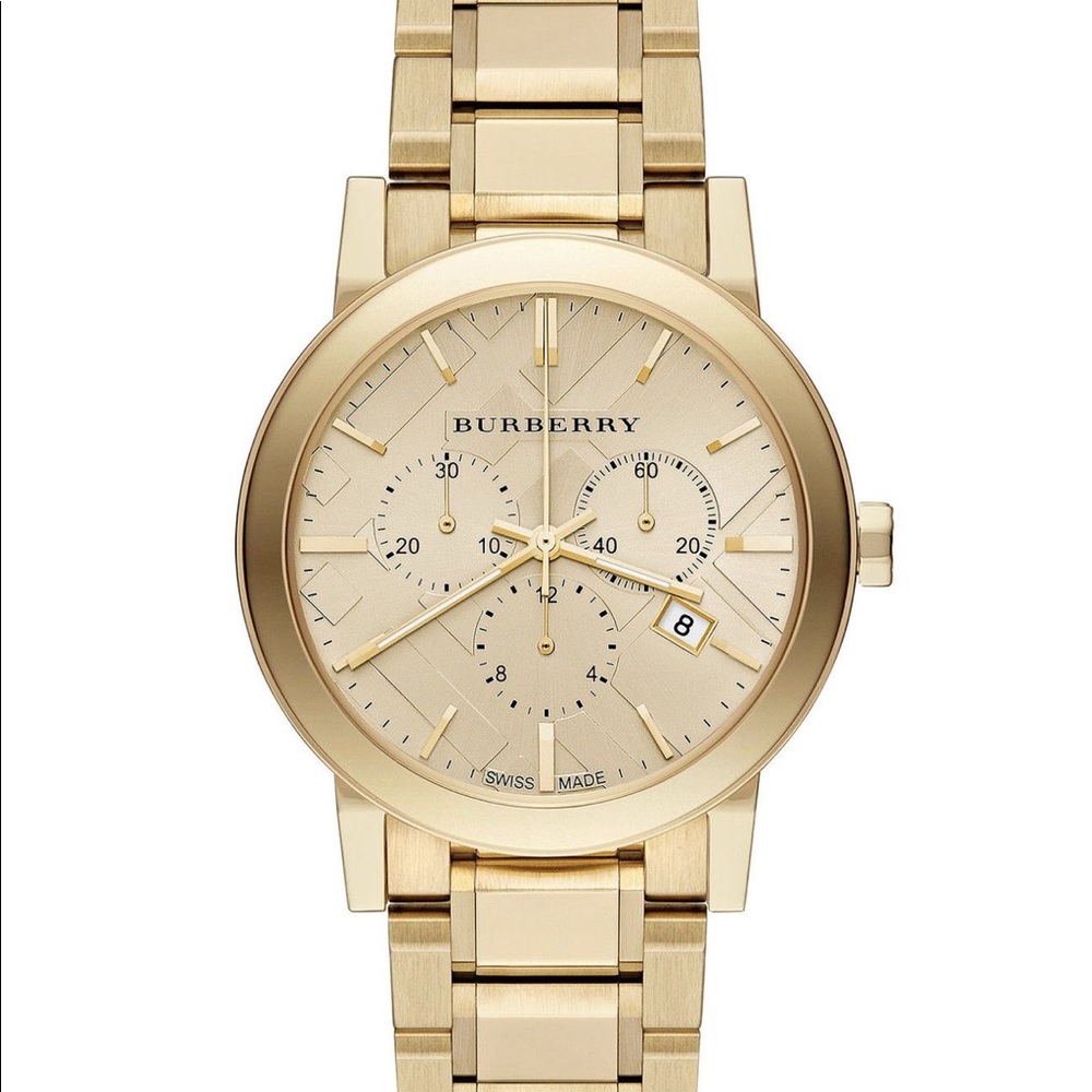 Authentic Burberry Swiss Gold watch BU9753